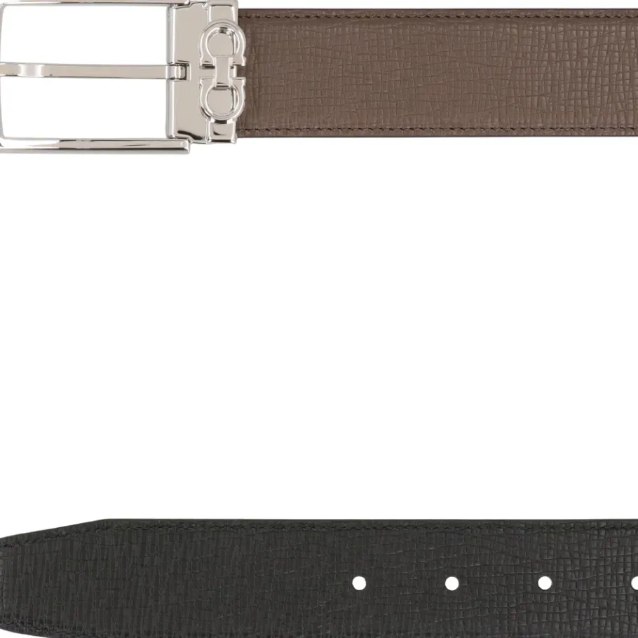 Ferragamo Omkeerbare leren riem-Heren Riemen