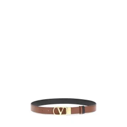 Valentino Garavani Omkeerbare leren riem met VLogo-gesp-Heren Riemen