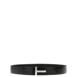 Tom Ford Omkeerbare Riem van Krokodillenleer-Heren Riemen
