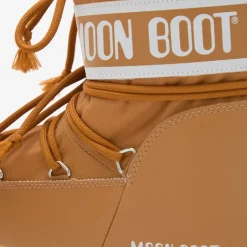 Moon Boot Oranje Nylon Veterschoenen Enkellaarzen-Heren Snowboots