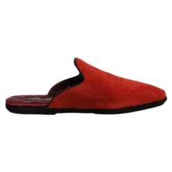 Dolce & Gabbana Suède Slides Platte Schoenen-Heren Pantoffels
