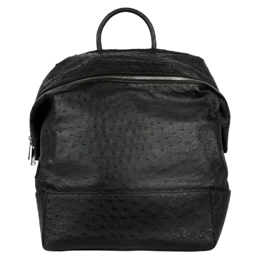 Bottega Veneta Ostrich Leather Outlet Rugzak-Heren Rugzakken