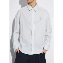 Ami Paris Overhemd met gestreept patroon-Heren Overhemden