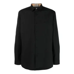 Burberry Overhemd met Monogrammotief-Heren Overhemden