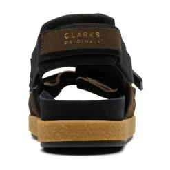 Clarks Overleigh Tor Flat Sandals-Heren Sandalen