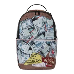 SPRAYGROUND Overnight Express Rugzak in Wit Bruin-Heren Rugzakken