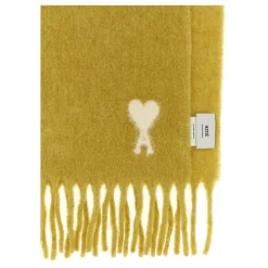 Ami Paris Oversized Ami De Coeur Sjaal van Alpaca-Wolmix-Heren Sjaals