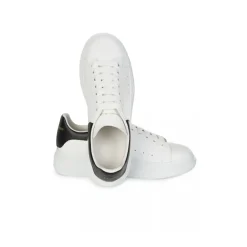 Alexander McQueen Oversized White/Black Low-Top Sneakers-Heren Sneakers