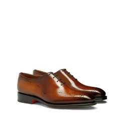 Santoni Oxford Brogue Shoe-Heren Instappers & Slip Ons|Nette Schoenen