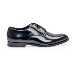 Doucal's Oxfordschoenen met ronde neus en veters-Heren Nette Schoenen
