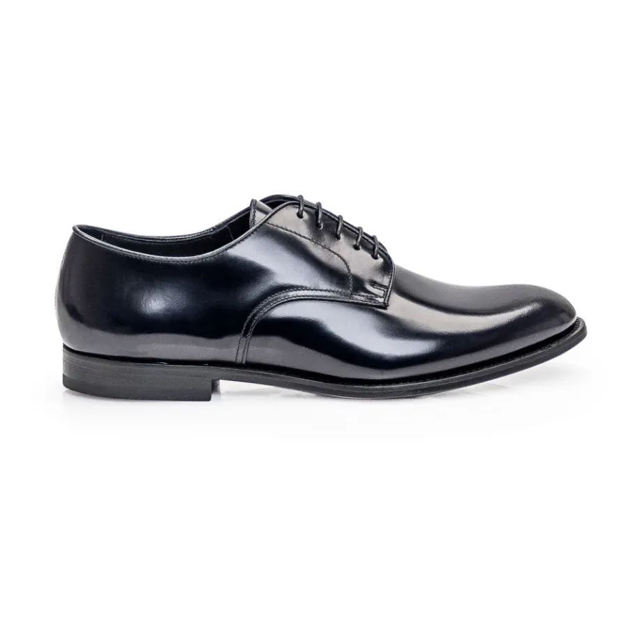 Doucal's Oxfordschoenen met ronde neus en veters-Heren Nette Schoenen
