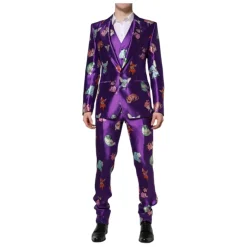 Dolce & Gabbana zijden dierenprint 3-delig pak-Heren Kostuums