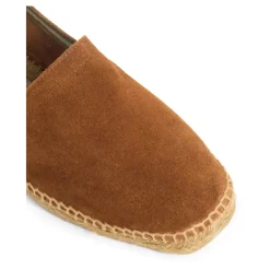 Castañer Pablo espadrilles van splitleer met taupe jute, met de hand genaaid in Spanje.-Heren Espadrilles