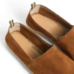Castañer Pablo espadrilles van splitleer met taupe jute, met de hand genaaid in Spanje.-Heren Espadrilles