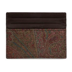 Etro Paisley Kaarthouder-Heren Portefeuilles