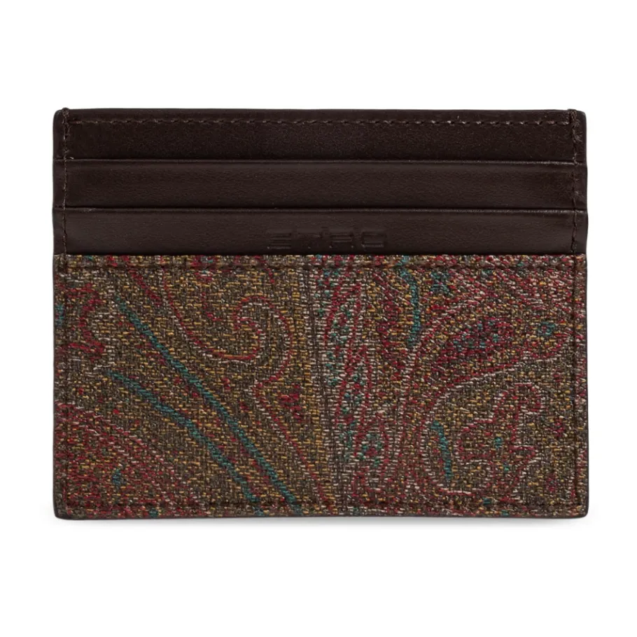 Etro Paisley Kaarthouder-Heren Portefeuilles