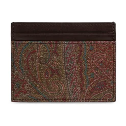 Etro Paisley Kaarthouder-Heren Portefeuilles