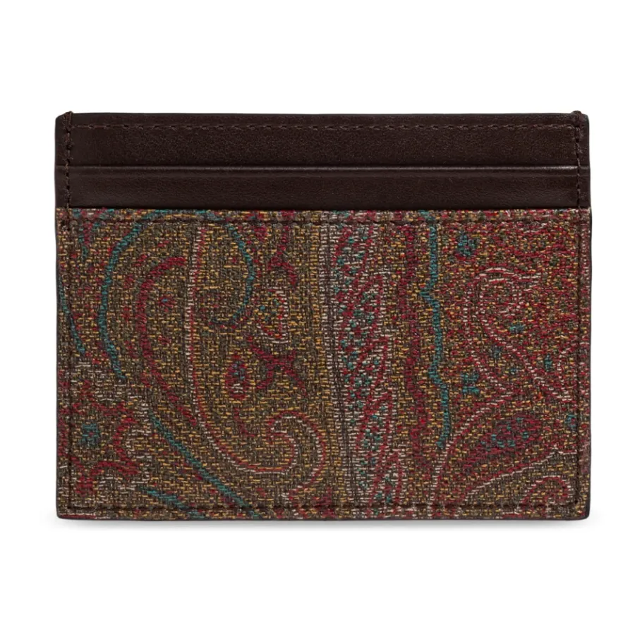 Etro Paisley Kaarthouder-Heren Portefeuilles