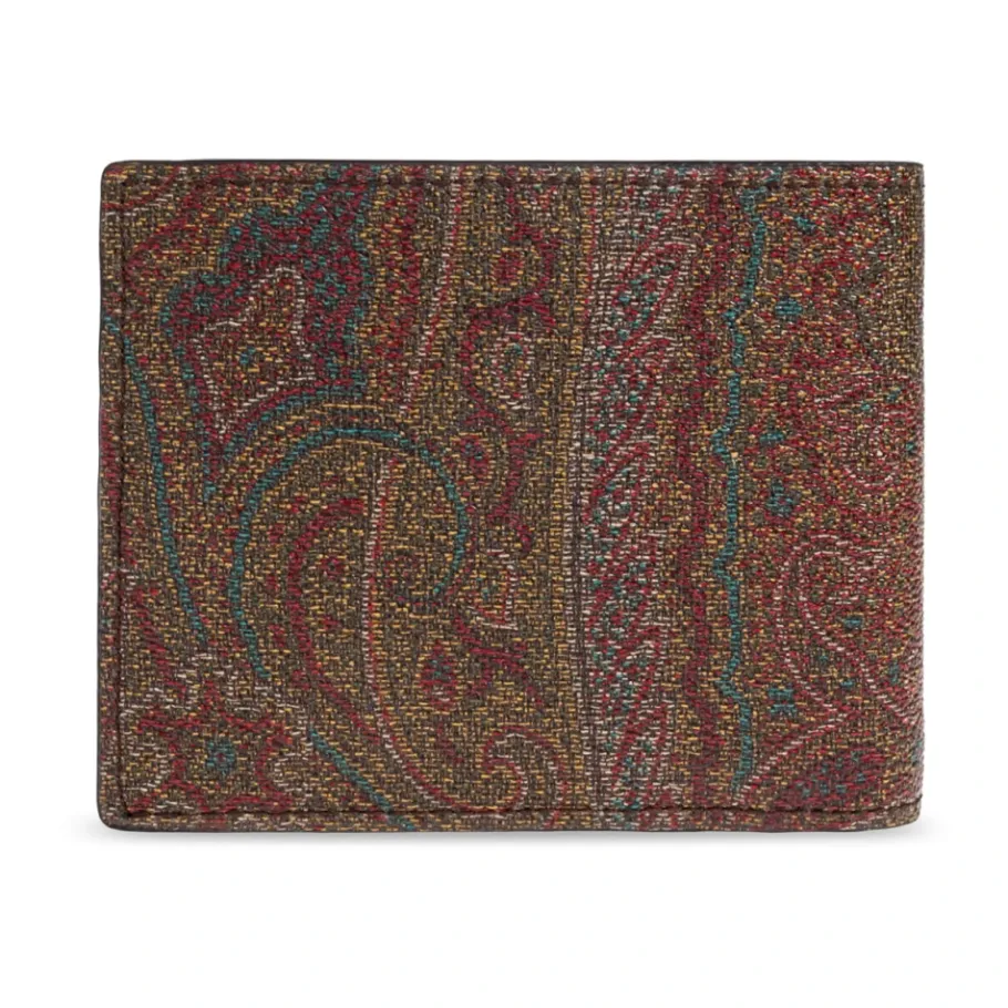 Etro Paisley Portemonnee met Geprinte Binnenkant-Heren Portefeuilles