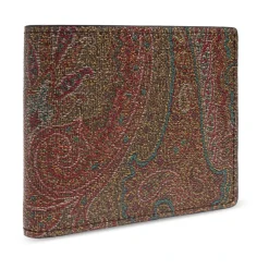 Etro Paisley Portemonnee met Geprinte Binnenkant-Heren Portefeuilles