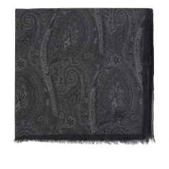 Etro Paisley Print Sjaal van een Modal-Cashmere Mix-Heren Sjaals
