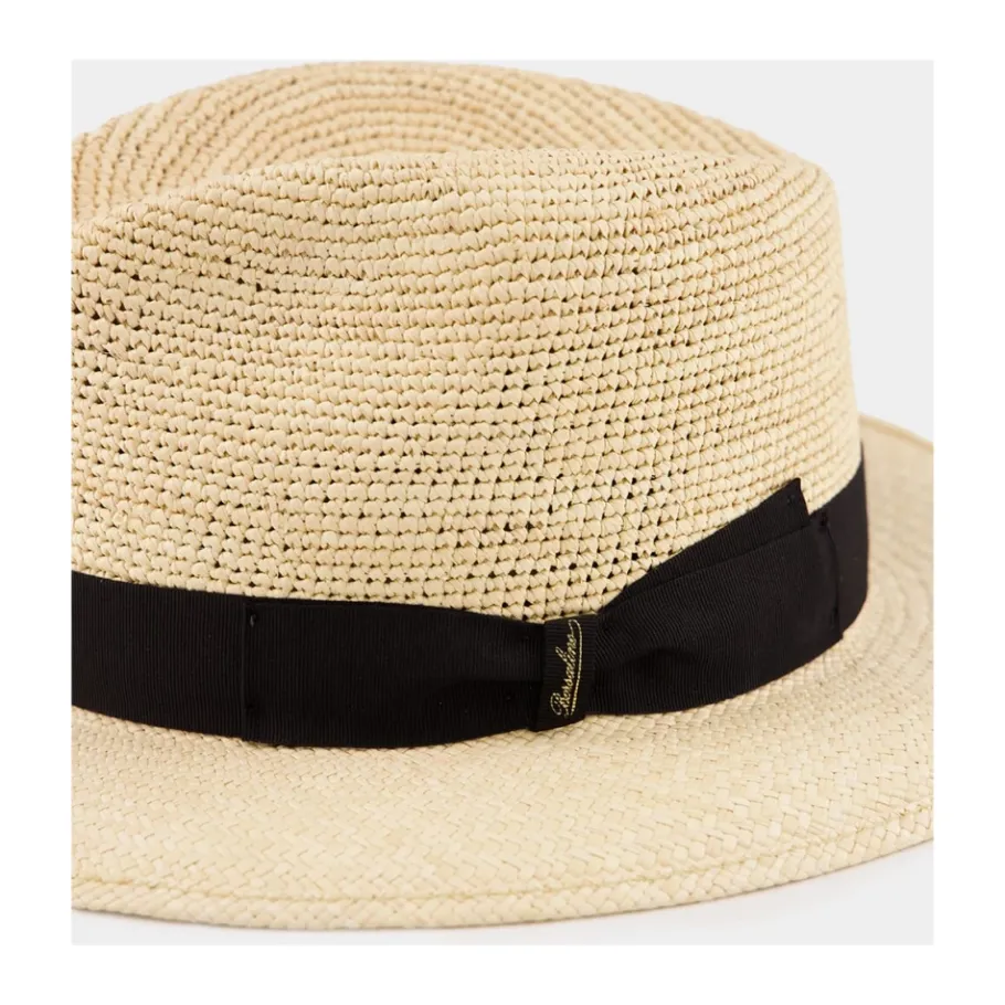 Borsalino Panama Semicrochet Straw Hat-Heren Hoeden