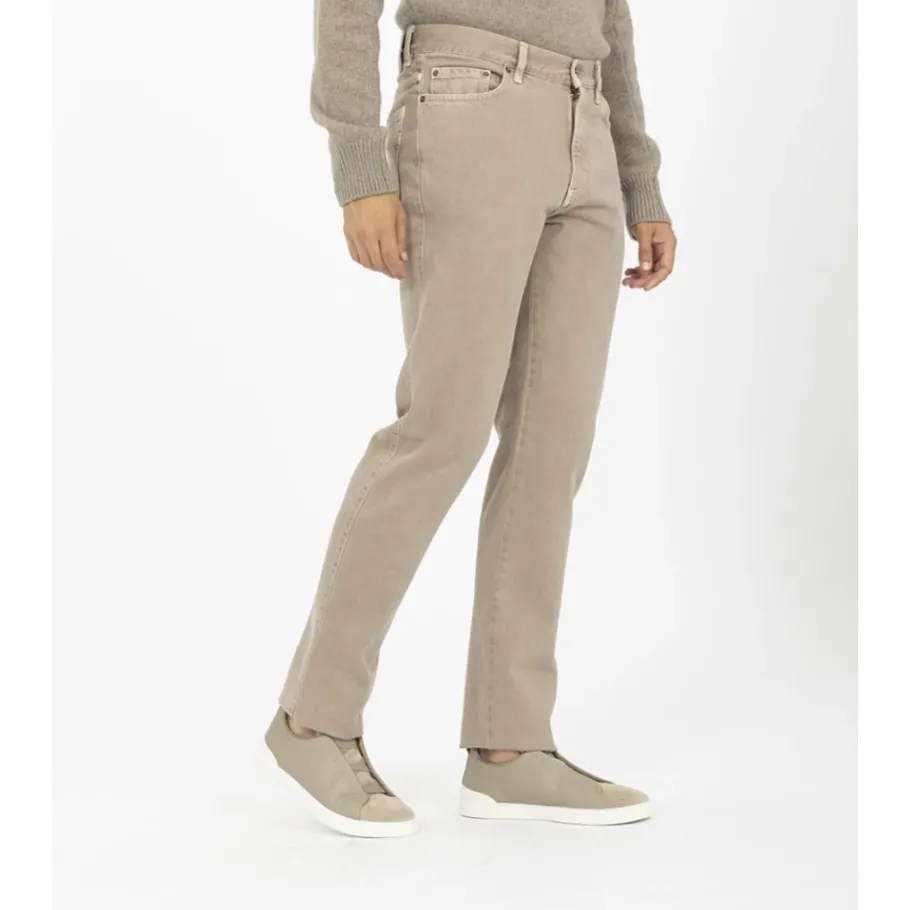 Zegna Pantalón vaquero efecto lavado-Heren Jeans