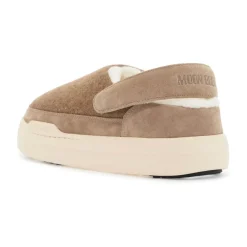 Moon Boot Park-klompen van vilt en suède-Heren Instappers & Slip Ons