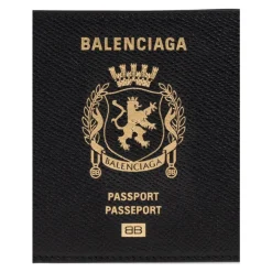 Balenciaga Passport Square Folded Wallet-Heren Portefeuilles