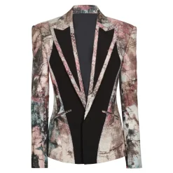 Balmain Pastel Print Cut-Out Jacket-Heren Jassen