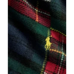 Ralph Lauren Patchwork Plaid Sjaal-Heren Sjaals