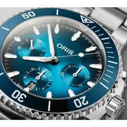 ORIS 77177934155-0782301PEB - Aquis Chronograph-Heren Horloges