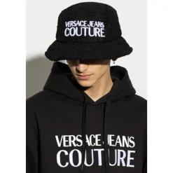 Versace Jeans Couture Pet met geborduurd logo-Heren Hoeden