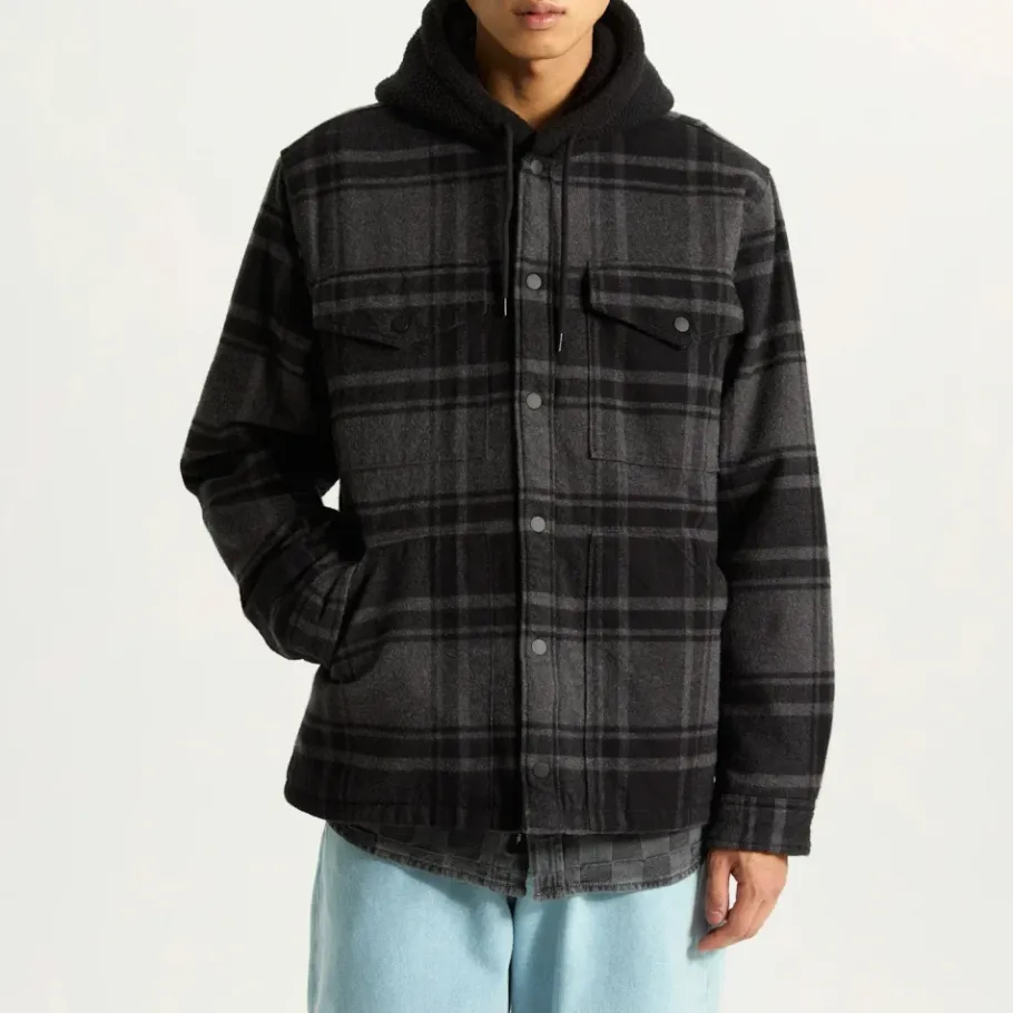 Vans Piedmont Hooded Plaid Shacket-Heren Jassen