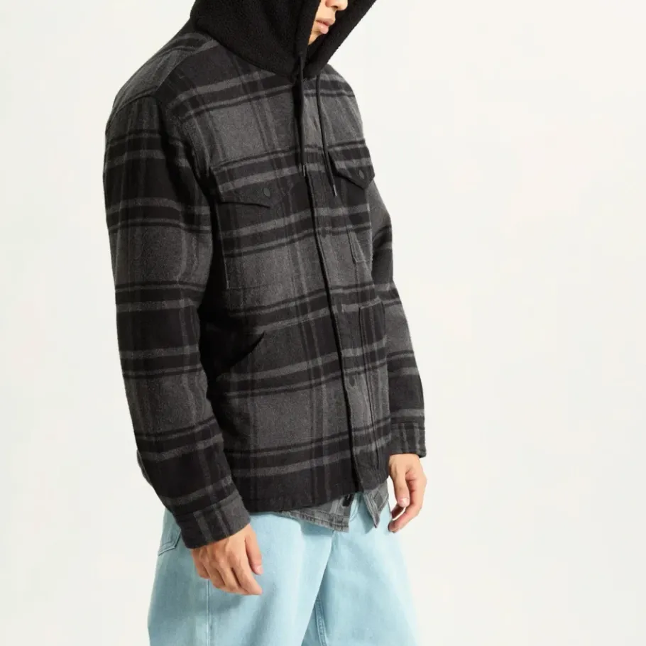 Vans Piedmont Hooded Plaid Shacket-Heren Jassen