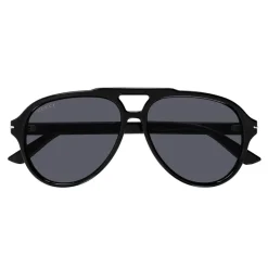 Gucci Pilot Style Zonnebril-Heren Zonnebrillen
