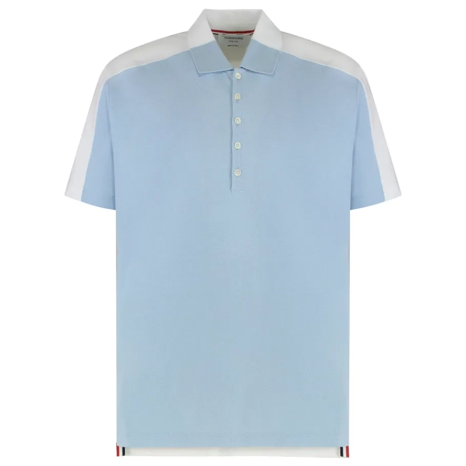 Thom Browne Piqué Katoenen Polo-Heren Shirts
