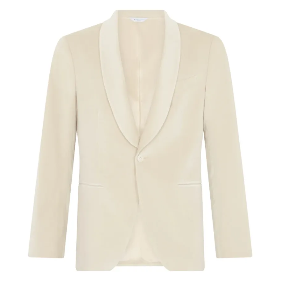 Boglioli Plain Velvet Milano Dinner Jacket-Heren Kostuums
