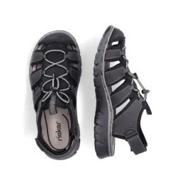 Rieker Platte sandalen-Heren Sandalen