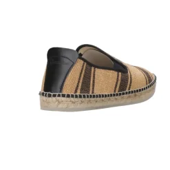 Espadrilles Platte schoenen in zwart en bruin-Heren Espadrilles