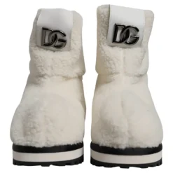 Dolce & Gabbana Plush Logo Gewatteerde Halfhoge Laarzen-Heren Snowboots