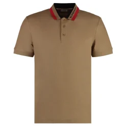 Burberry Polo shirt van katoenpiqué-Heren Shirts