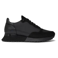 Mallet London Popham Luxe Triple Black Gloss-Heren Sneakers