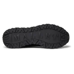 Mallet London Popham Luxe Triple Black Gloss-Heren Sneakers