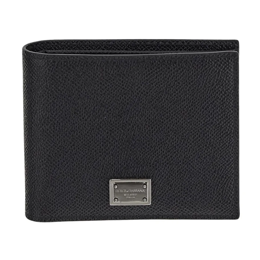 Dolce & Gabbana Portemonnee met klep en muntvak-Heren Portefeuilles