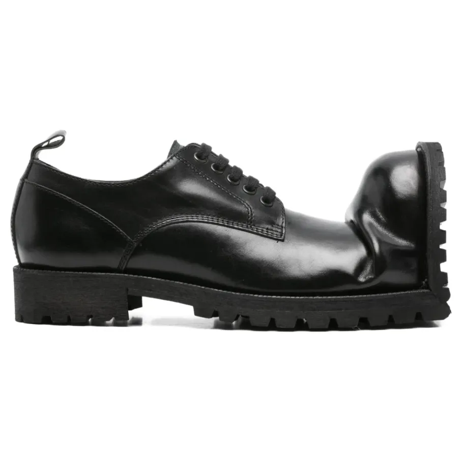Comme des Garçons PP-K102 Asymmetrische Veterschoenen-Heren Nette Schoenen