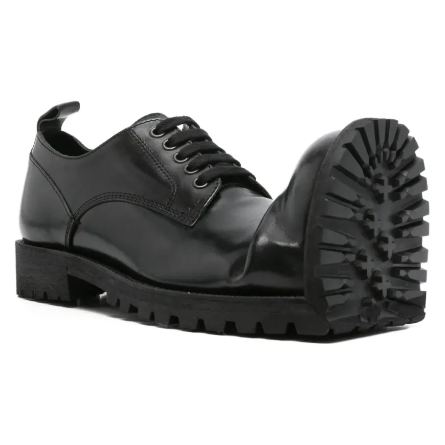 Comme des Garçons PP-K102 Asymmetrische Veterschoenen-Heren Nette Schoenen
