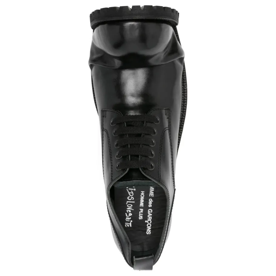 Comme des Garçons PP-K102 Asymmetrische Veterschoenen-Heren Nette Schoenen