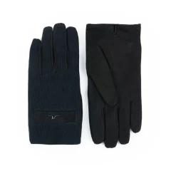 Paul & Shark Premium Leren Handschoenen met Corduroy Accent-Heren Handschoenen