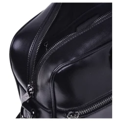 Baldinini Professional bag in black leather-Heren Tassen
